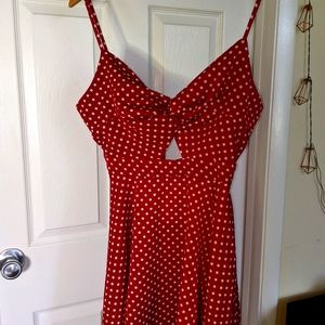Red Polkadot Sun Dress